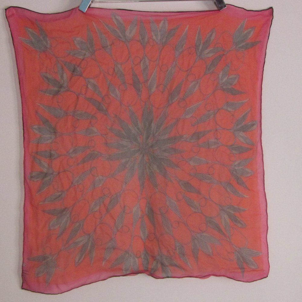 Vintage Vera Neumann Silk Scarf Square - Picture 4 of 9